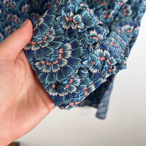 BODEN ICONS SILK DIANA DRESS LINE TUNIC TOP BLUE - Picture 6 of 8